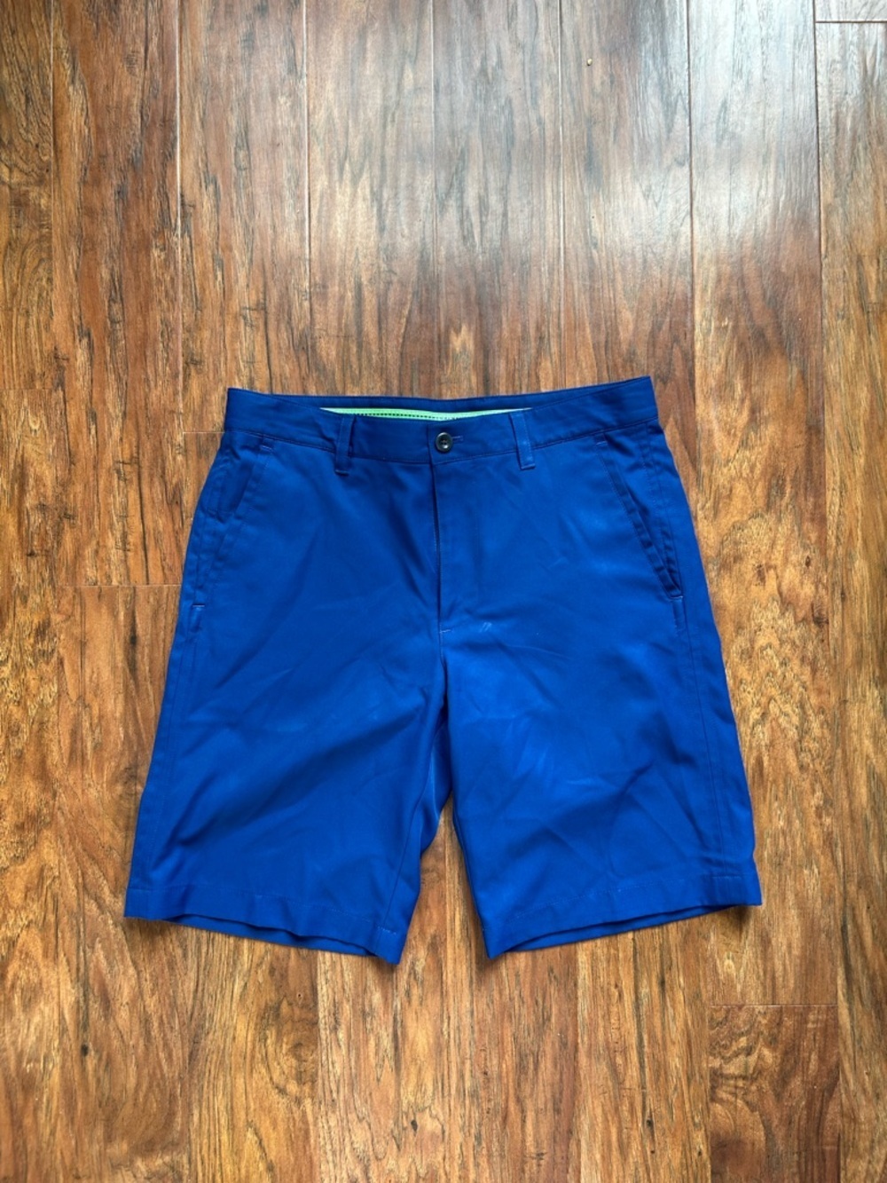 Men’s Golf Shorts Royal Blue with Pockets Breathable